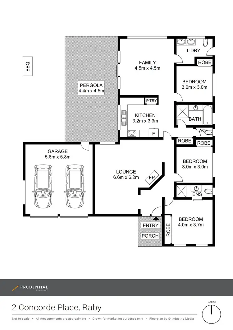 Floorplan of Homely house listing, 2 Concorde Place, Raby NSW 2566
