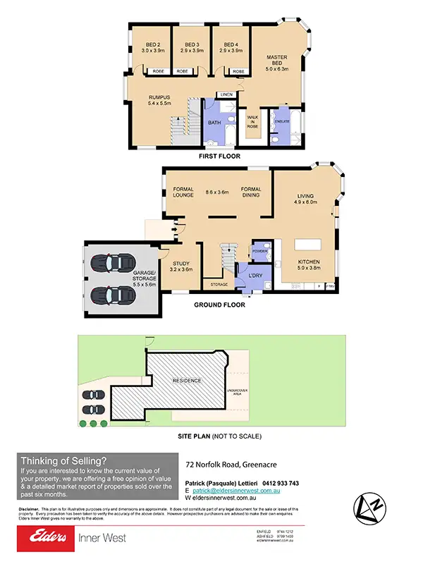 Floorplan of Homely house listing, 72 Norfolk Road, Greenacre NSW 2190