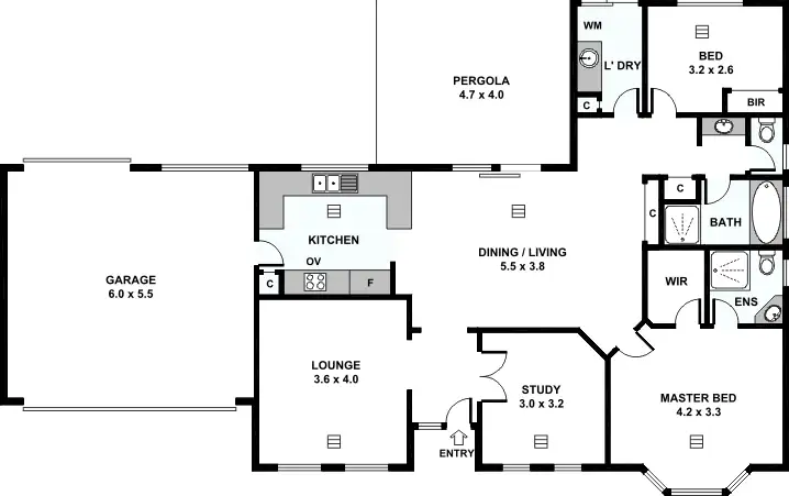 Floorplan of Homely house listing, 6/7 Atkinson Avenue, Rostrevor SA 5073