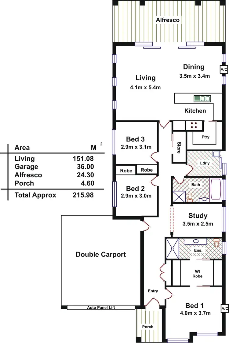 Floorplan of Homely house listing, 6 Edward John Parade, Penfield SA 5121