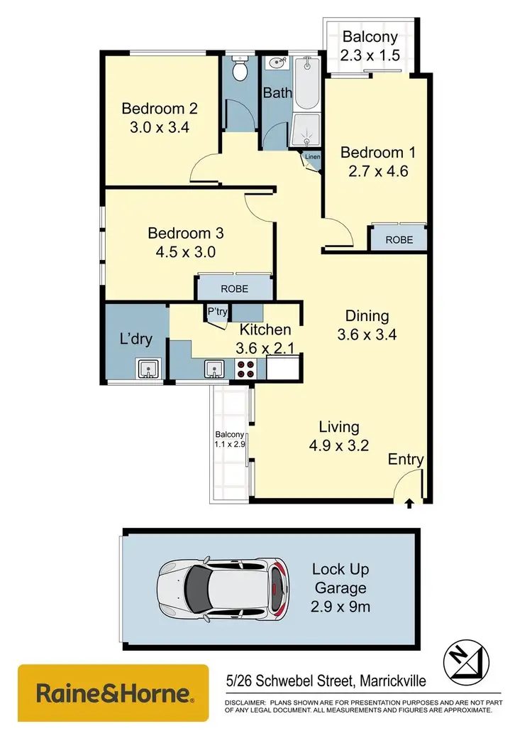 Floorplan of Homely apartment listing, 5/26 Schwebel Street, Marrickville NSW 2204