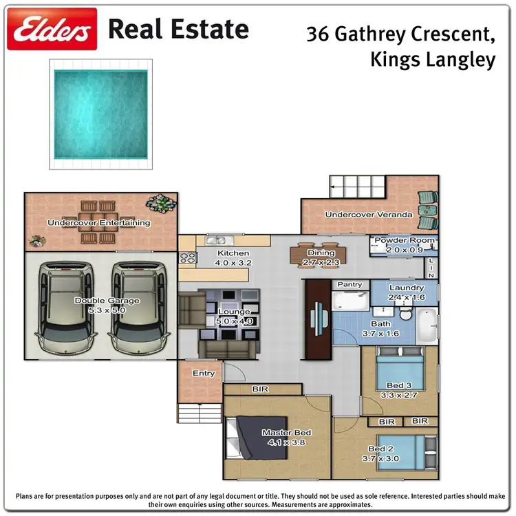 Floorplan of Homely house listing, 36 Gathrey Crescent, Kings Langley NSW 2147