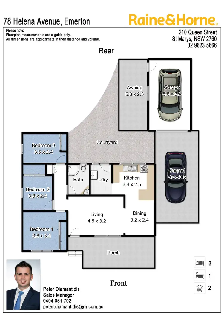 Floorplan of Homely house listing, 78 Helena Avenue, Emerton NSW 2770