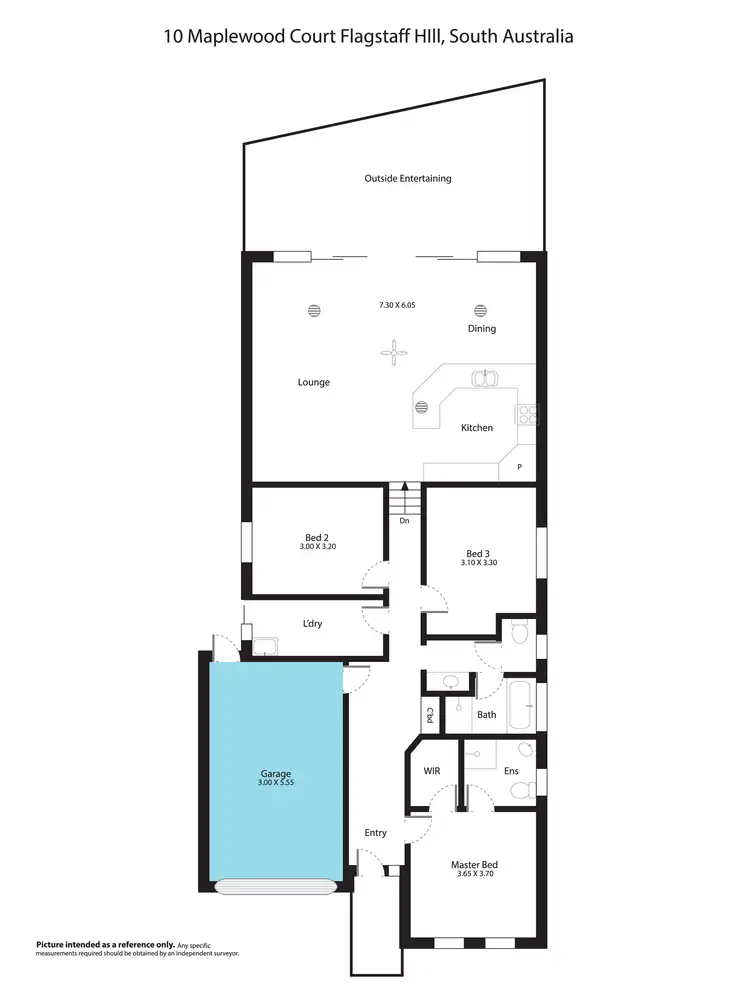 Floorplan of Homely house listing, 10 Maplewood Court, Flagstaff Hill SA 5159