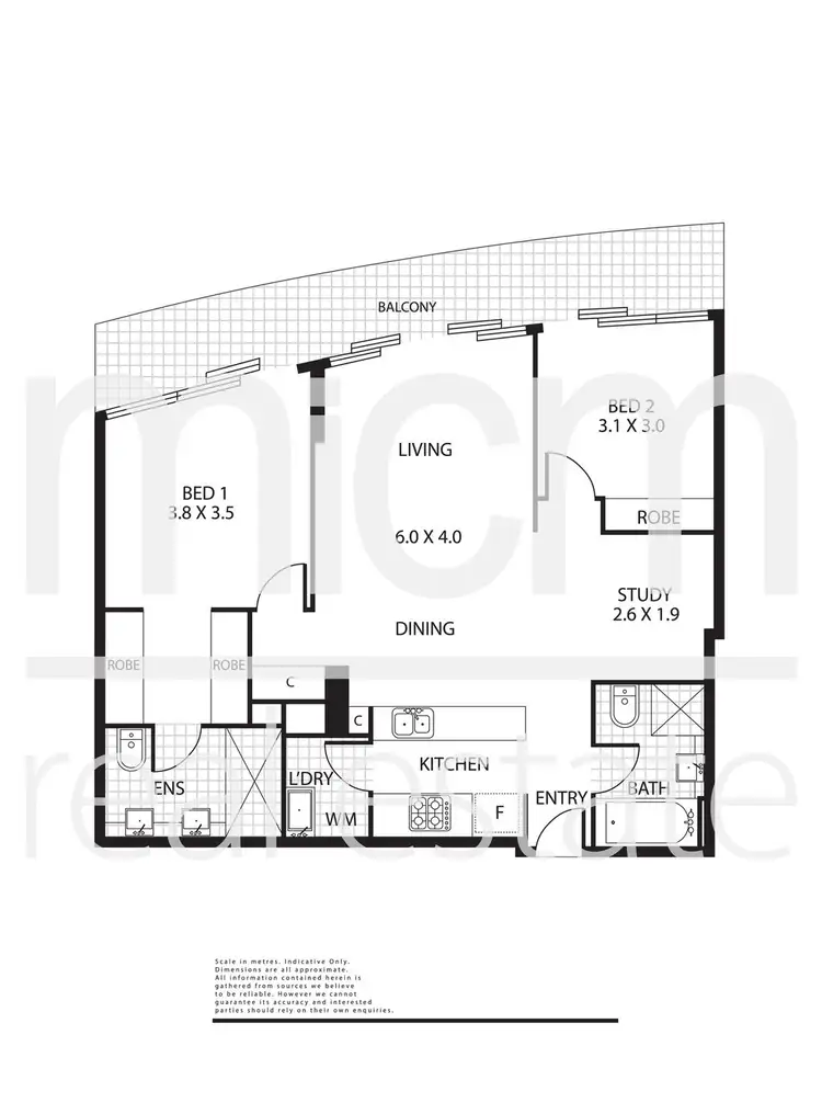 Floorplan of Homely apartment listing, 2703/100 Harbour Esplanade, Docklands VIC 3008