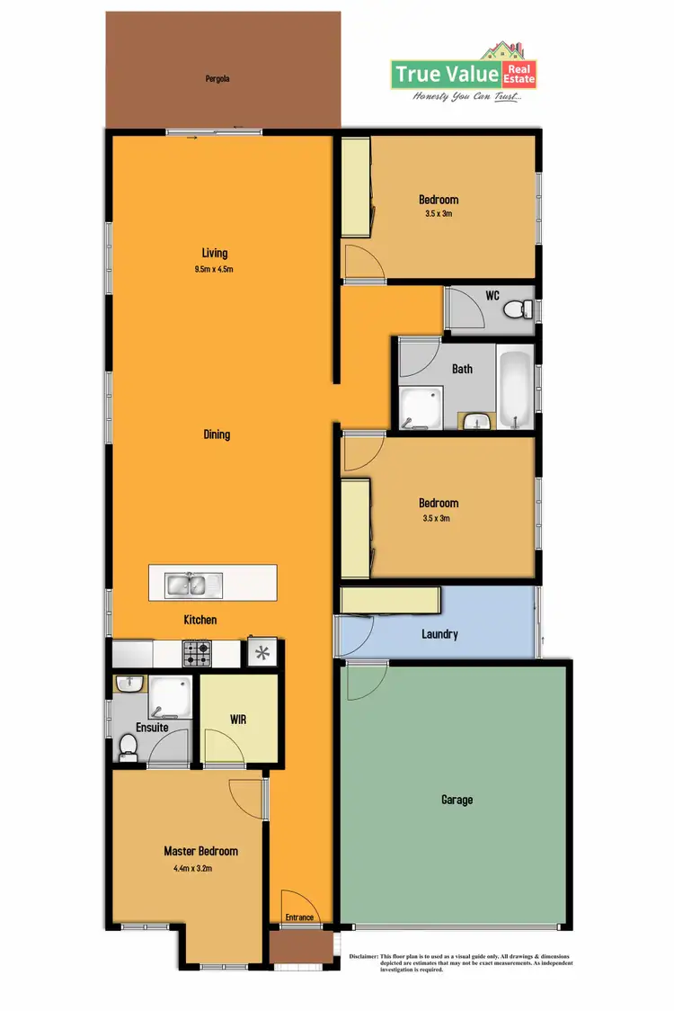 Floorplan of Homely house listing, 4 Romek way, Truganina VIC 3029