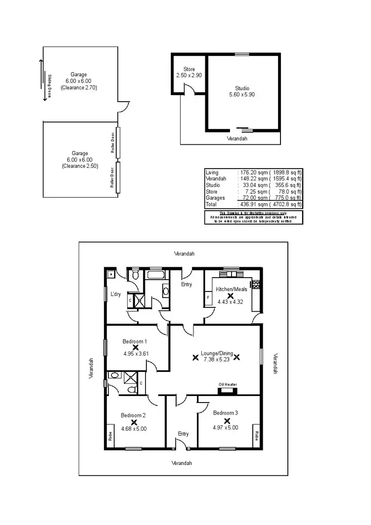 Floorplan of Homely house listing, 4-6 Mawson Ave, Tailem Bend SA 5260