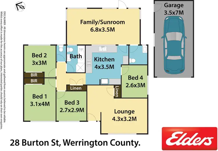 Floorplan of Homely house listing, 28 Burton Street, Werrington County NSW 2747