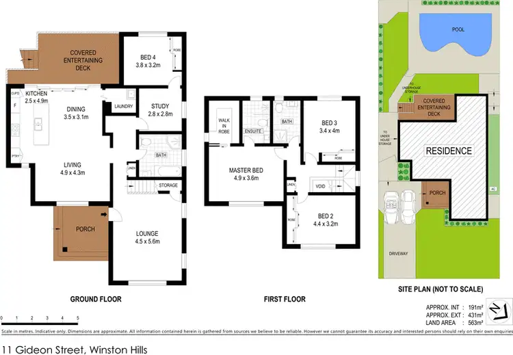 Floorplan of Homely house listing, 11 Gideon Street, Winston Hills NSW 2153