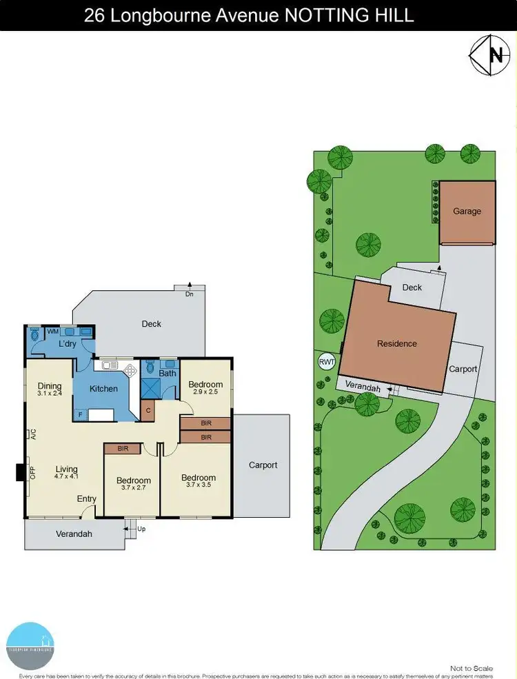 Floorplan of Homely house listing, 26 Longbourne Avenue, Notting Hill VIC 3168
