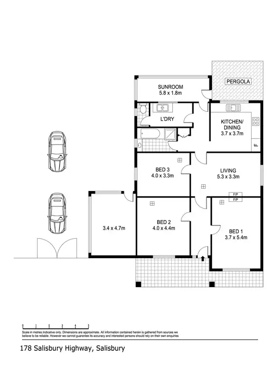 Floorplan of Homely house listing, 178 Salisbury Highway, Salisbury SA 5108