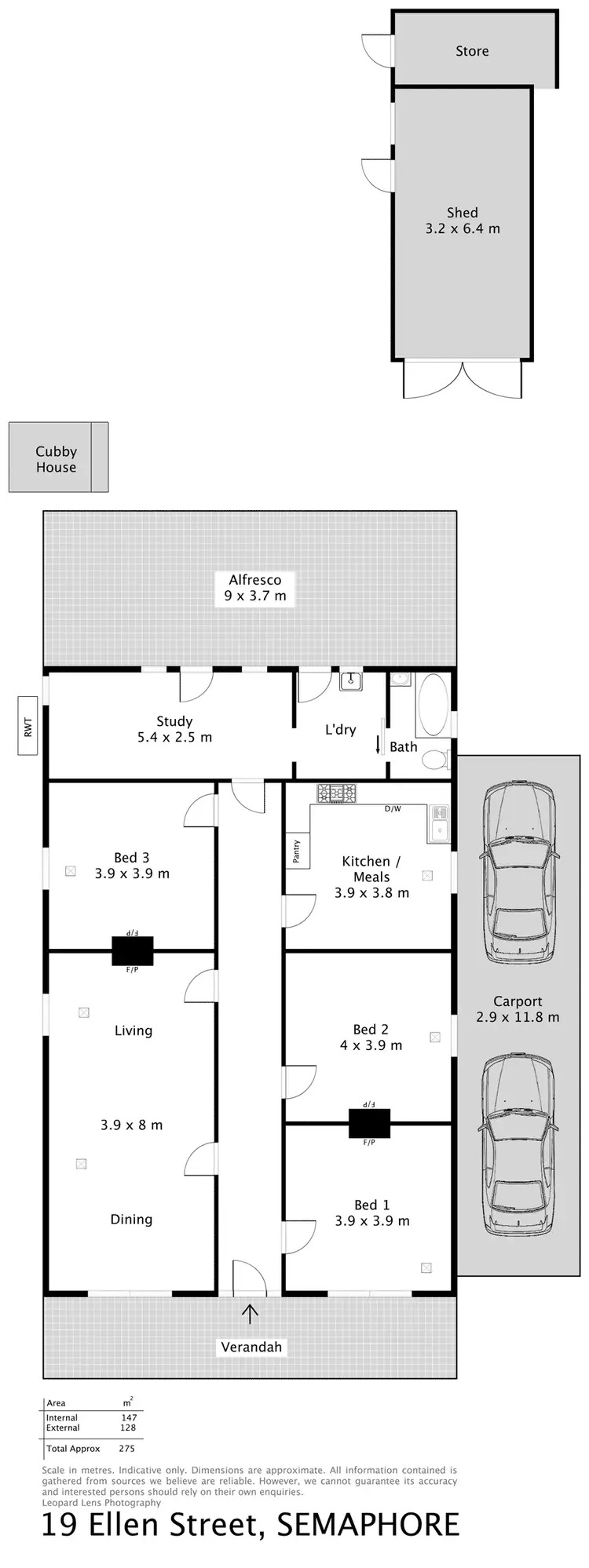 Floorplan of Homely house listing, 19 Ellen Street, Semaphore SA 5019