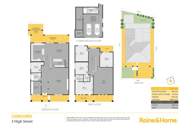Floorplan of Homely house listing, 3 High Street, Concord NSW 2137