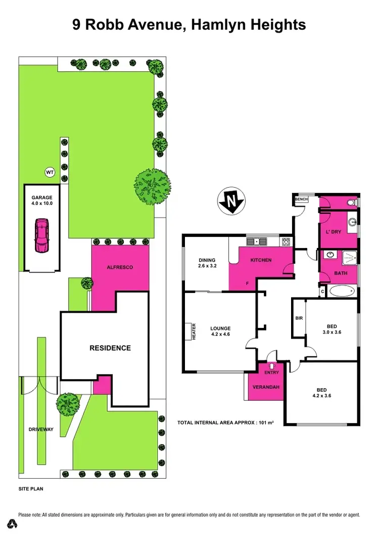 Floorplan of Homely house listing, 9 Robb Avenue, Hamlyn Heights VIC 3215