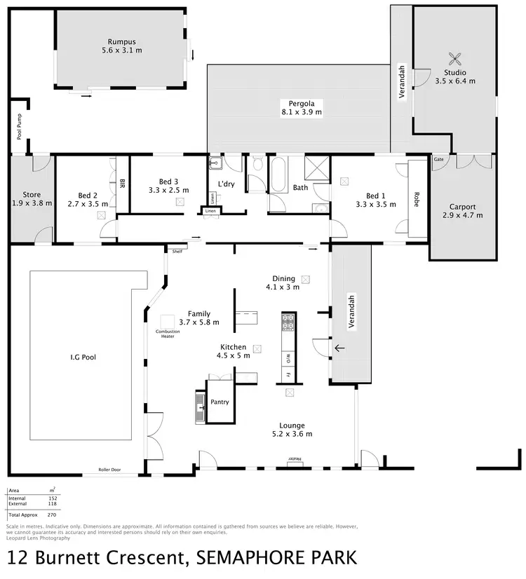Floorplan of Homely house listing, 12 Burnett Crescent, Semaphore Park SA 5019