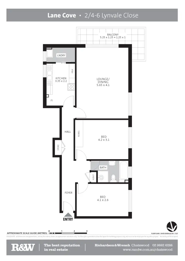 Floorplan of Homely apartment listing, 2/4-6 Lynvale Close, Lane Cove NSW 2066