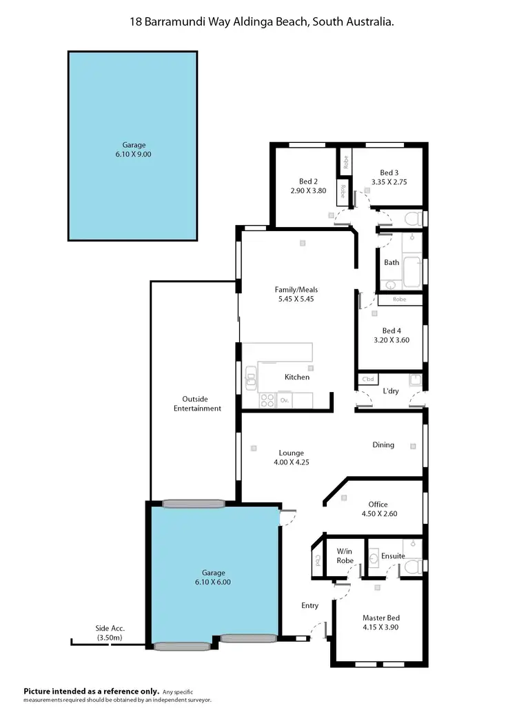 Floorplan of Homely house listing, 18 Barramundi Way, Aldinga Beach SA 5173
