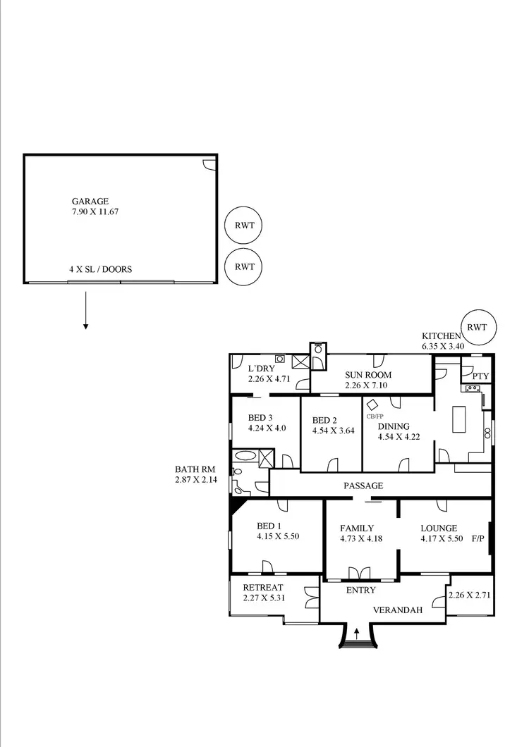 Floorplan of Homely house listing, 20 Queen Street, Port Lincoln SA 5606