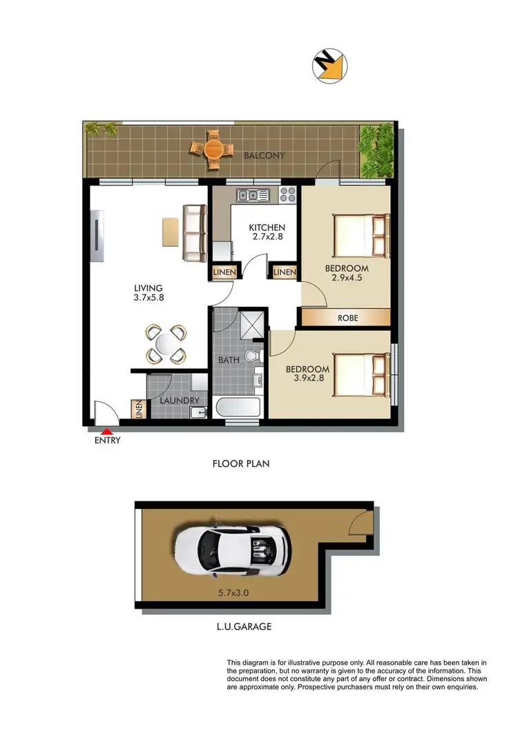 Floorplan of Homely apartment listing, 11/17-23 Wallis Parade, North Bondi NSW 2026