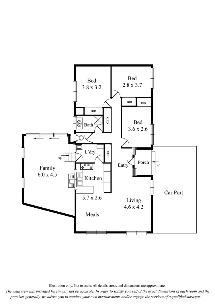 Floorplan of Homely house listing, 3 Fisher Ave, Lalor VIC 3075