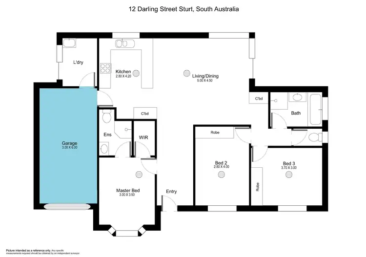 Floorplan of Homely house listing, 12 Darling Street, Sturt SA 5047