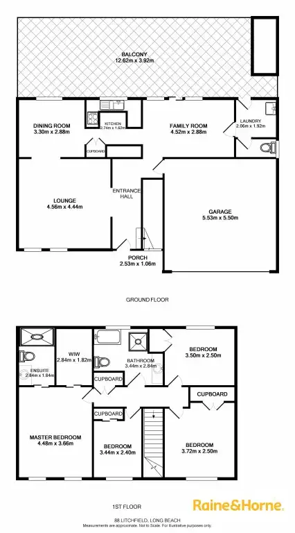 Floorplan of Homely house listing, 88 Litchfield Crescent, Long Beach NSW 2536