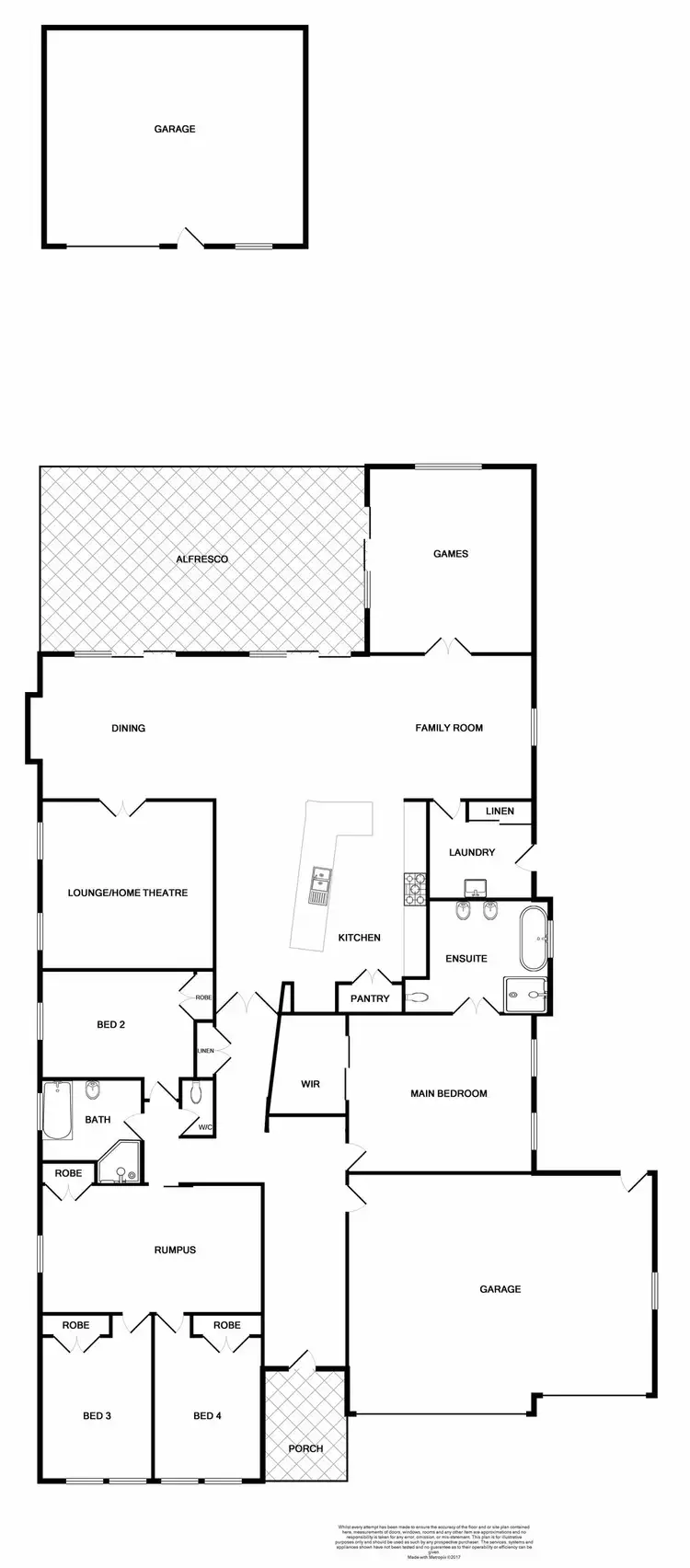 Floorplan of Homely house listing, 216 Somerset Drive, Thornton NSW 2322