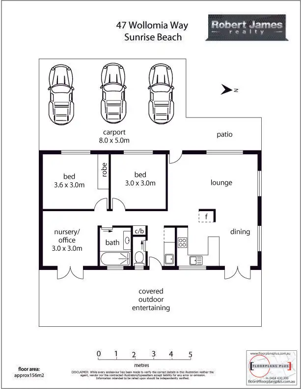 Floorplan of Homely house listing, 47 Wollomia Way, Sunrise Beach QLD 4567
