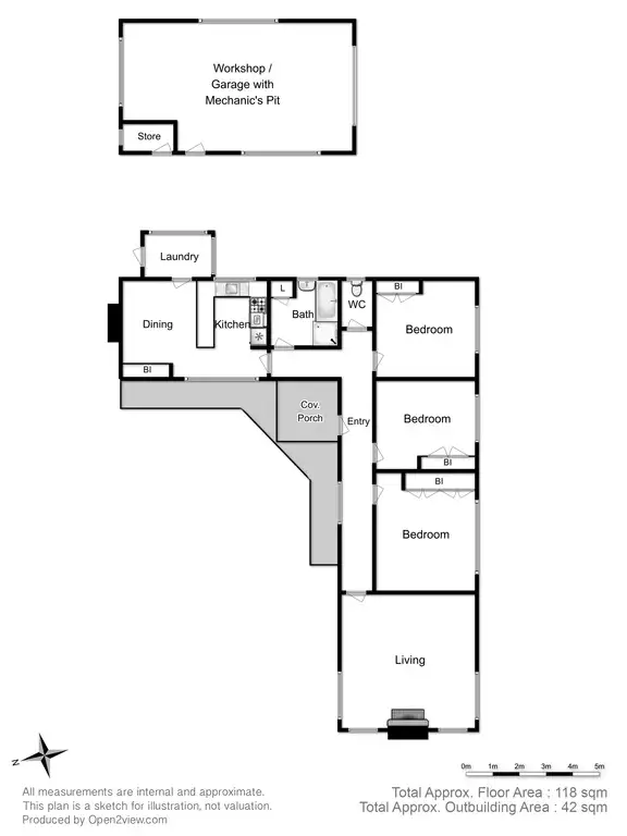 Floorplan of Homely house listing, 130 Roslyn Avenue, Blackmans Bay TAS 7052