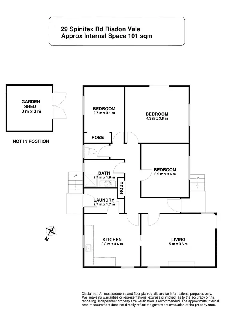 Floorplan of Homely house listing, 29 Spinifex Road, Risdon Vale TAS 7016