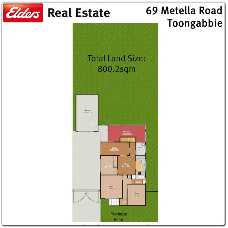 Floorplan of Homely house listing, 69 Metella Road, Toongabbie NSW 2146