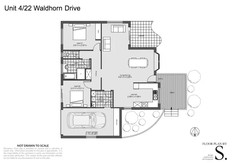 Floorplan of Homely unit listing, 4/22 Waldhorn Drive, Grindelwald TAS 7277