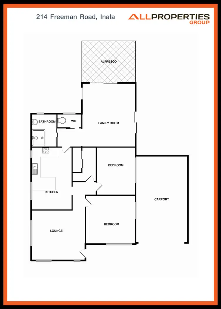 Floorplan of Homely house listing, 214 Freeman Road, Inala QLD 4077