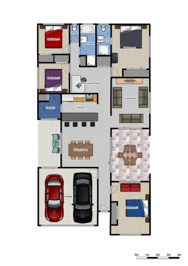 Floorplan of Homely house listing, 57 Kakadu St, Parkinson QLD 4115