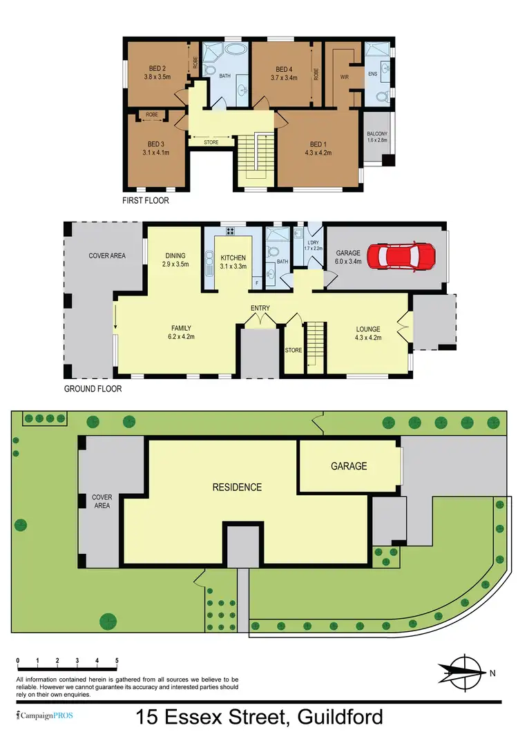 Floorplan of Homely house listing, 15 Essex Street, Guildford NSW 2161