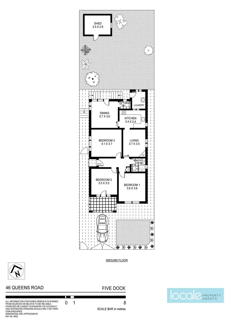 Floorplan of Homely house listing, 46 Queens Road, Five Dock NSW 2046