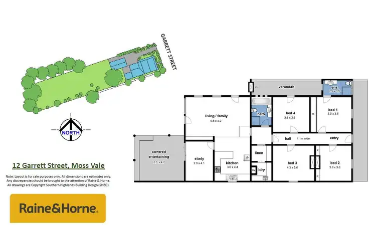 Floorplan of Homely house listing, 12 Garrett Street, Moss Vale NSW 2577