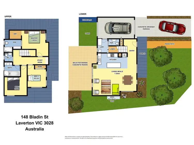 Floorplan of Homely house listing, 148 Bladin Street, Laverton VIC 3028