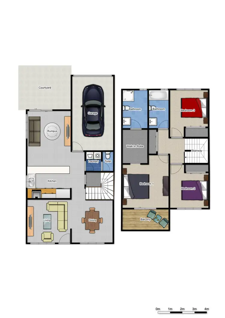 Floorplan of Homely townhouse listing, 5/21 Second Ave, Marsden QLD 4132