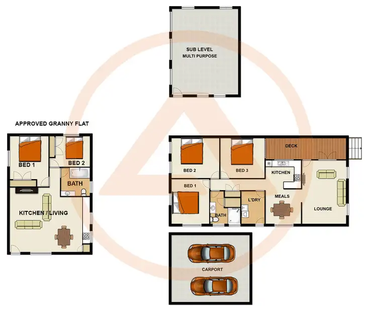 Floorplan of Homely house listing, 23 Andromeda St, Inala QLD 4077