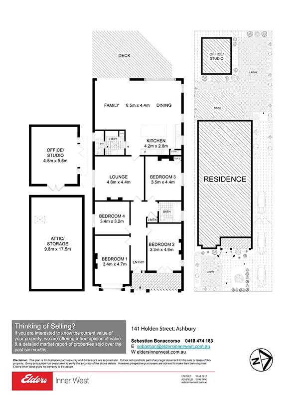 Floorplan of Homely house listing, 141 Holden Street, Ashbury NSW 2193