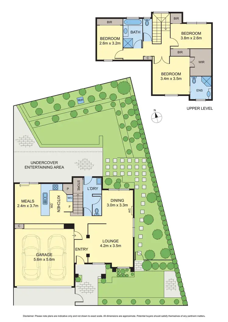 Floorplan of Homely house listing, 16 The Crest, Attwood VIC 3049