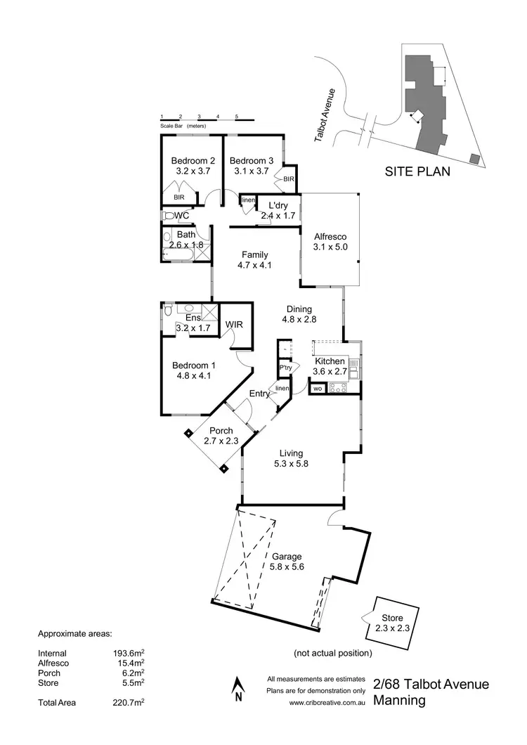 Floorplan of Homely house listing, 2/68 Talbot Avenue, Como WA 6152