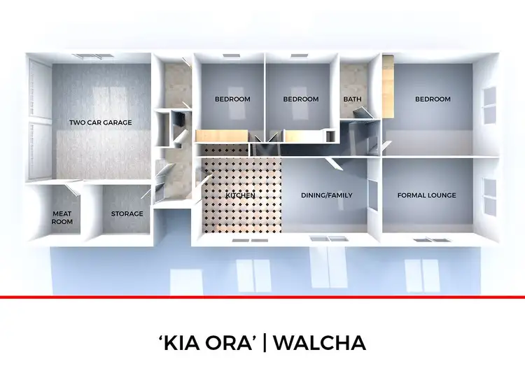 Floorplan of Homely rural property listing, 1158 Glen Morrison Road, Walcha NSW 2354