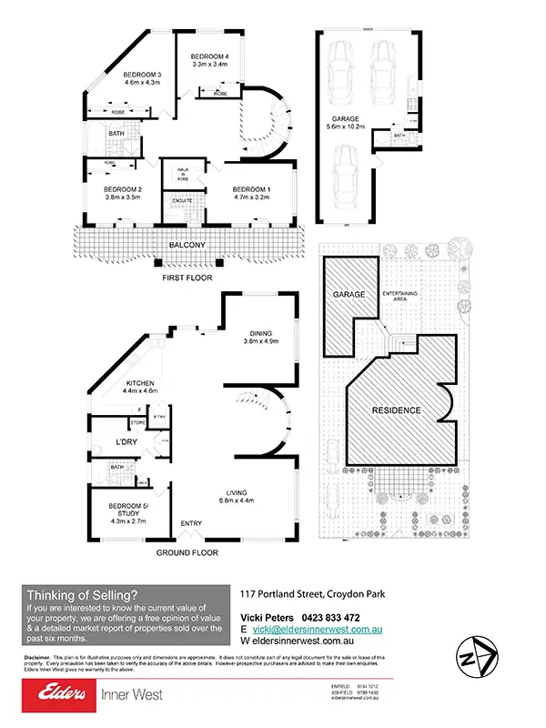 Floorplan of Homely house listing, 117 Portland Street, Croydon Park NSW 2133