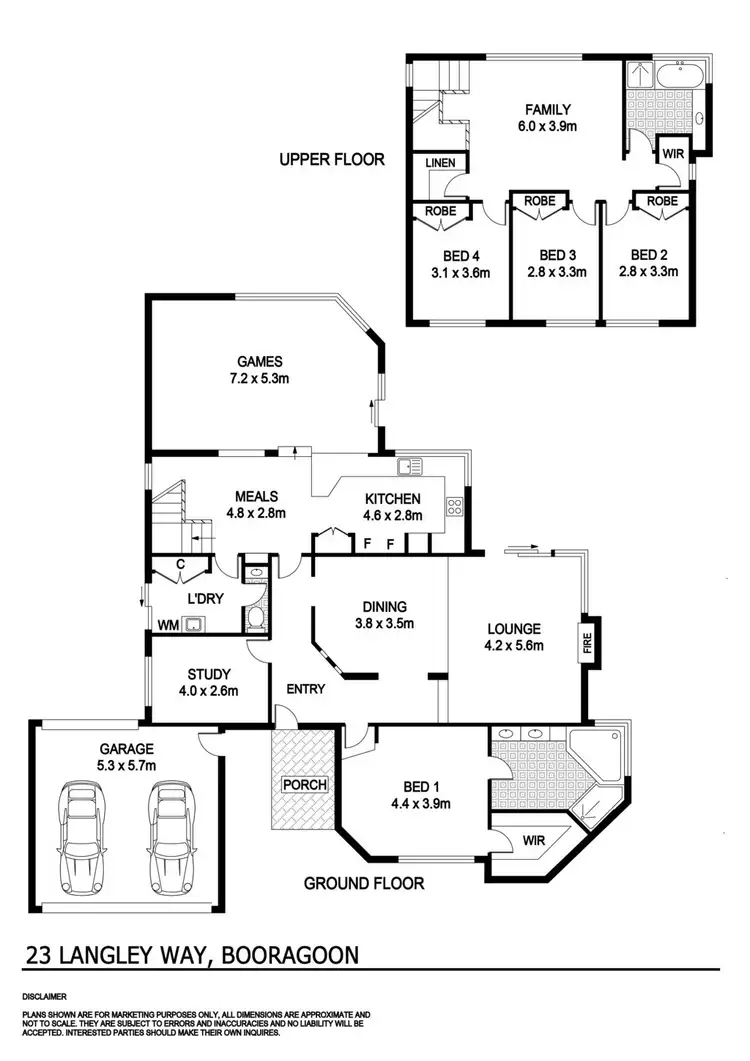 Floorplan of Homely house listing, 23 Langley Way, Booragoon WA 6154