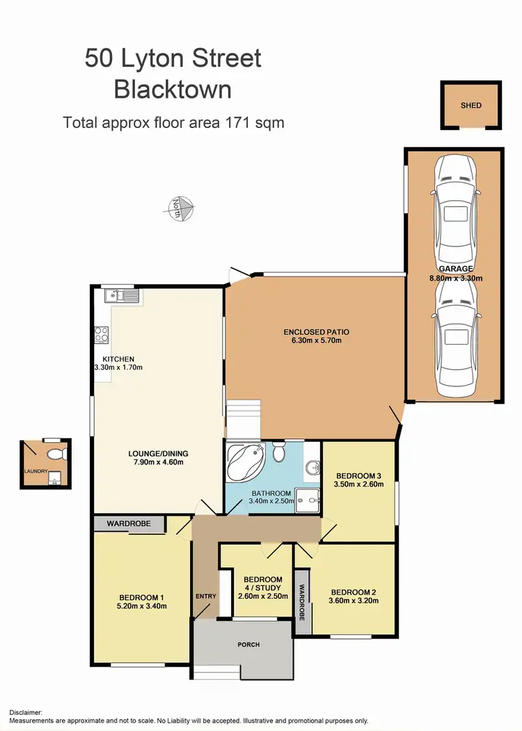Floorplan of Homely house listing, 50 Lyton St, Blacktown NSW 2148
