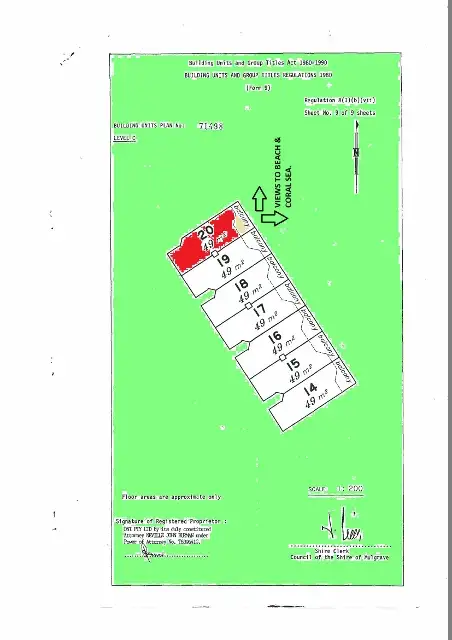 Floorplan of Homely apartment listing, 20/49-51 Vasey Esplanade, Trinity Beach QLD 4879