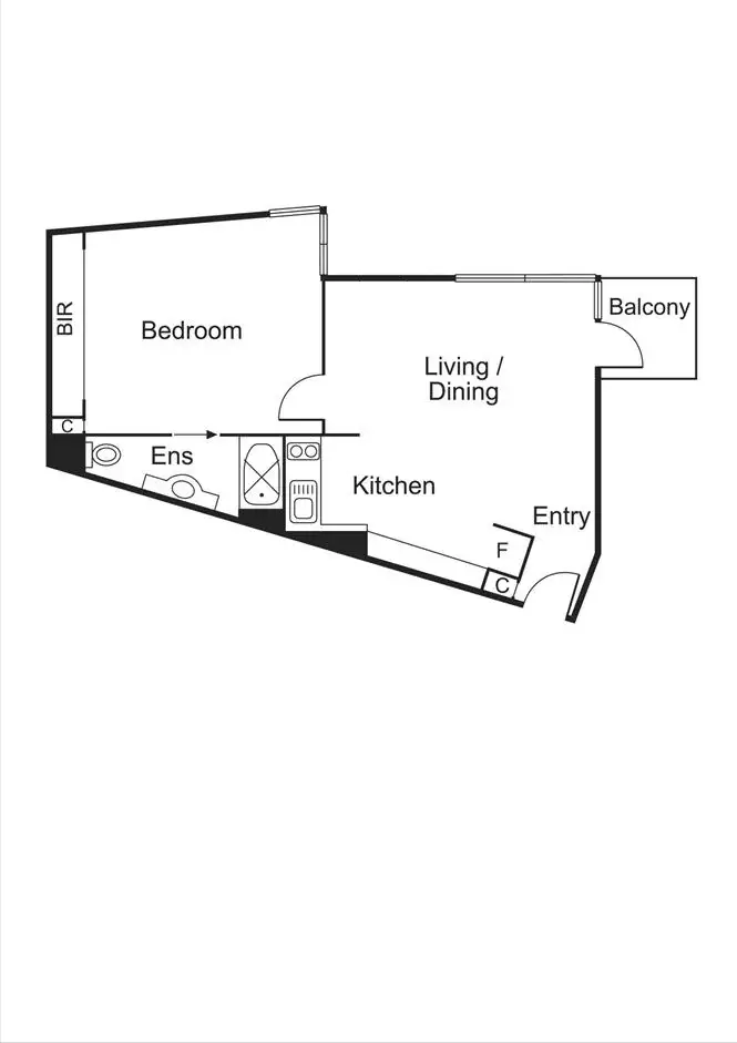 Floorplan of Homely apartment listing, 4C/131 Lonsdale Street, Melbourne VIC 3000