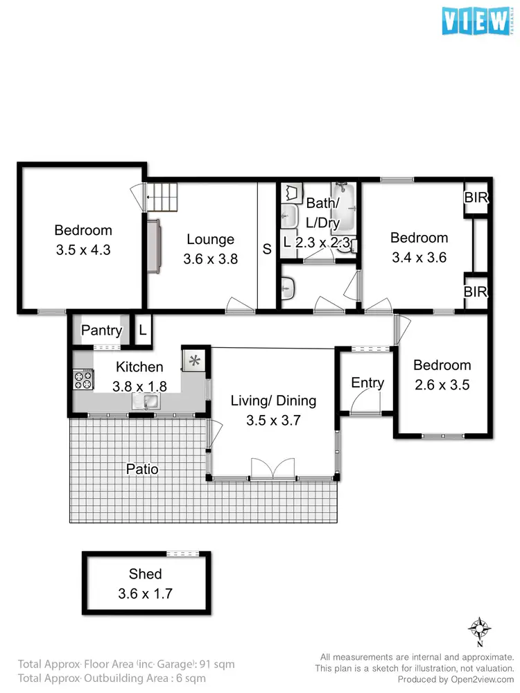 Floorplan of Homely house listing, 98 Cascade Road, South Hobart TAS 7004